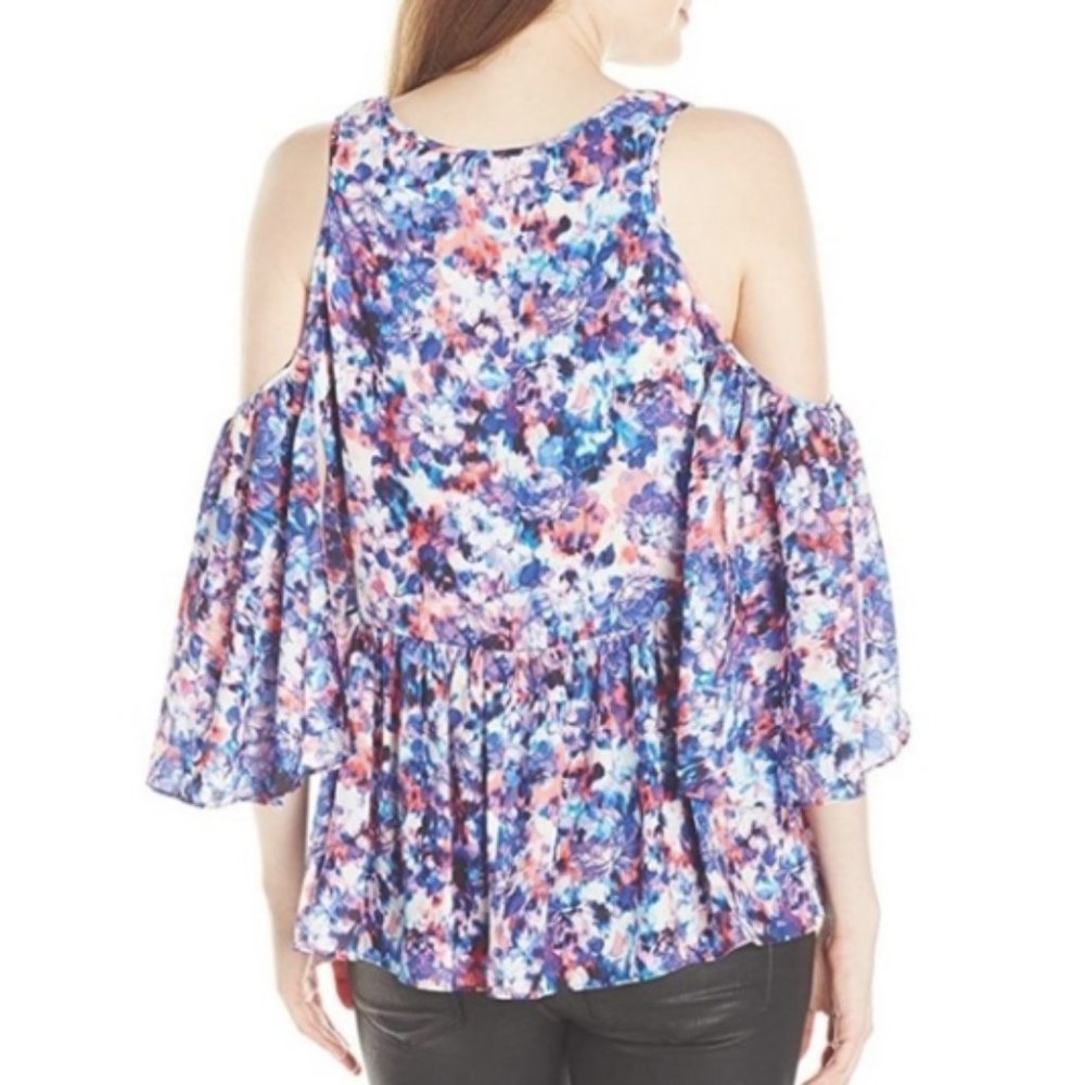 NWT Rebecca Minkoff Gabby Top Floral Cold Shoulder - Picture 6 of 6